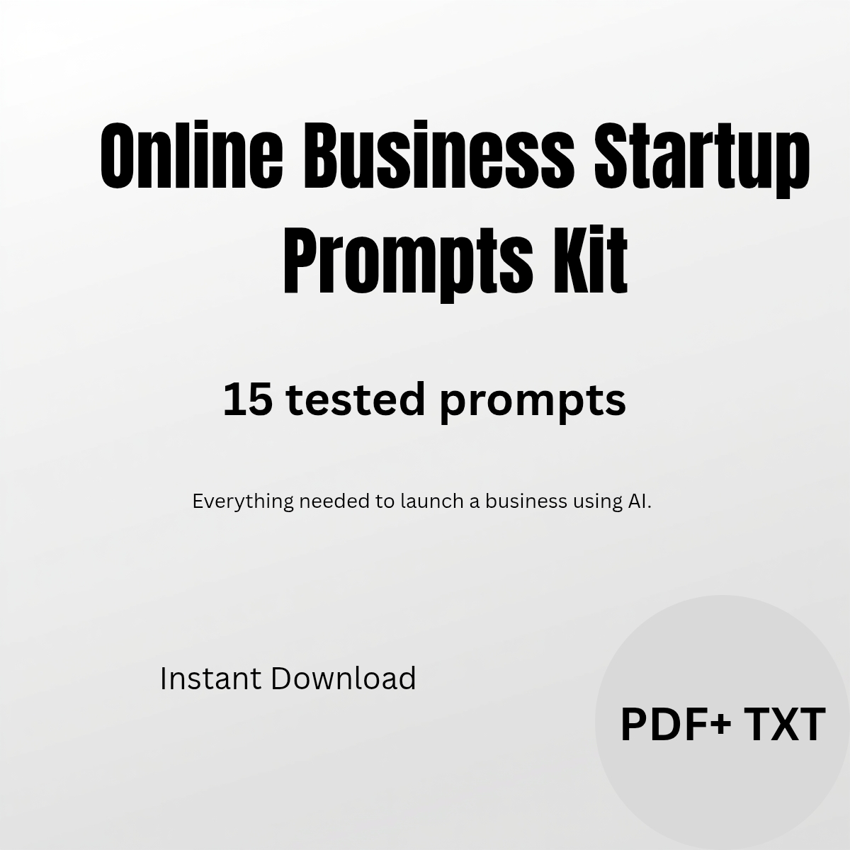 Online Business Startup Prompts Kit